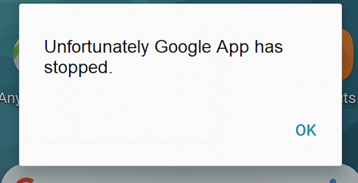 Fixing "Unfortunately, Google App Has Stopped"